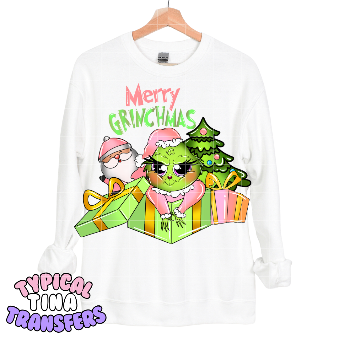 Merry Gr!nchmas gifts | DTF Transfers | POD
