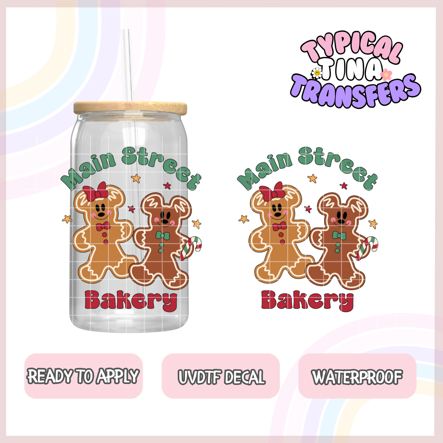 UVDTF Decal | 3"-4" decals | POD