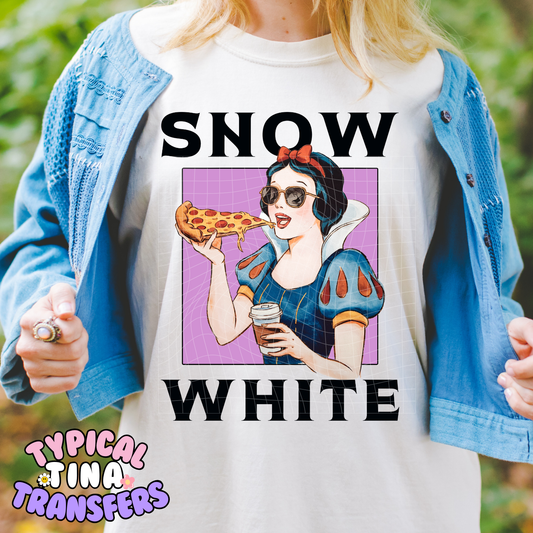 Snow Pizza | DTF Screen Print | POD