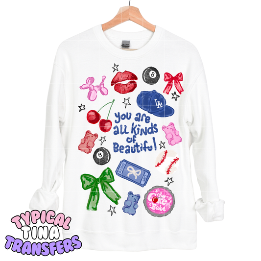 Sports - you are all kinds of beautiful | DTF Transfers | POD