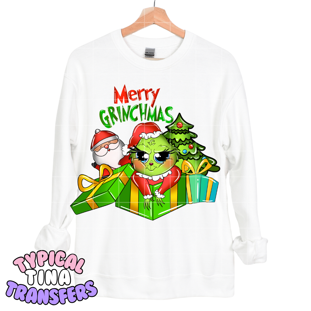 Merry Gr!nchmas gifts | DTF Transfers | POD