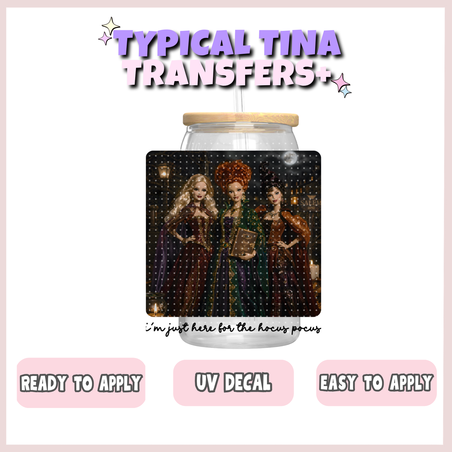 I'm just here for Hocus P | UV decals | POD