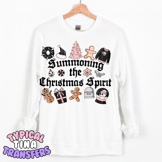 Summoning the Christmas Spirit | DTF Transfer | POD