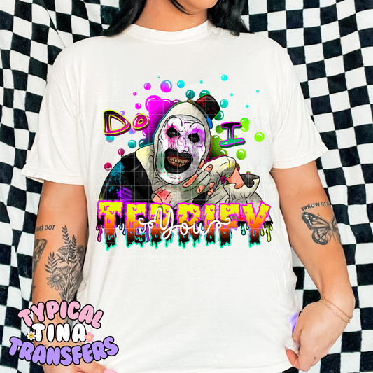 Terrify clown | DTF Transfer | POD