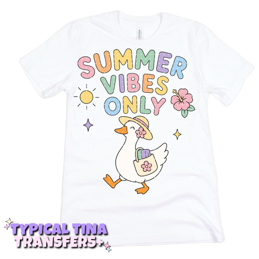 goose Summer vibes only | DTF Transfers | POD