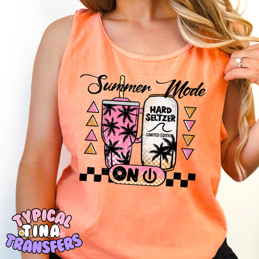 Summer Mode hard seltzer | DTF Transfer | POD