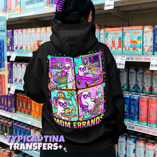 Ghost mom errands | DTF Transfers | POD