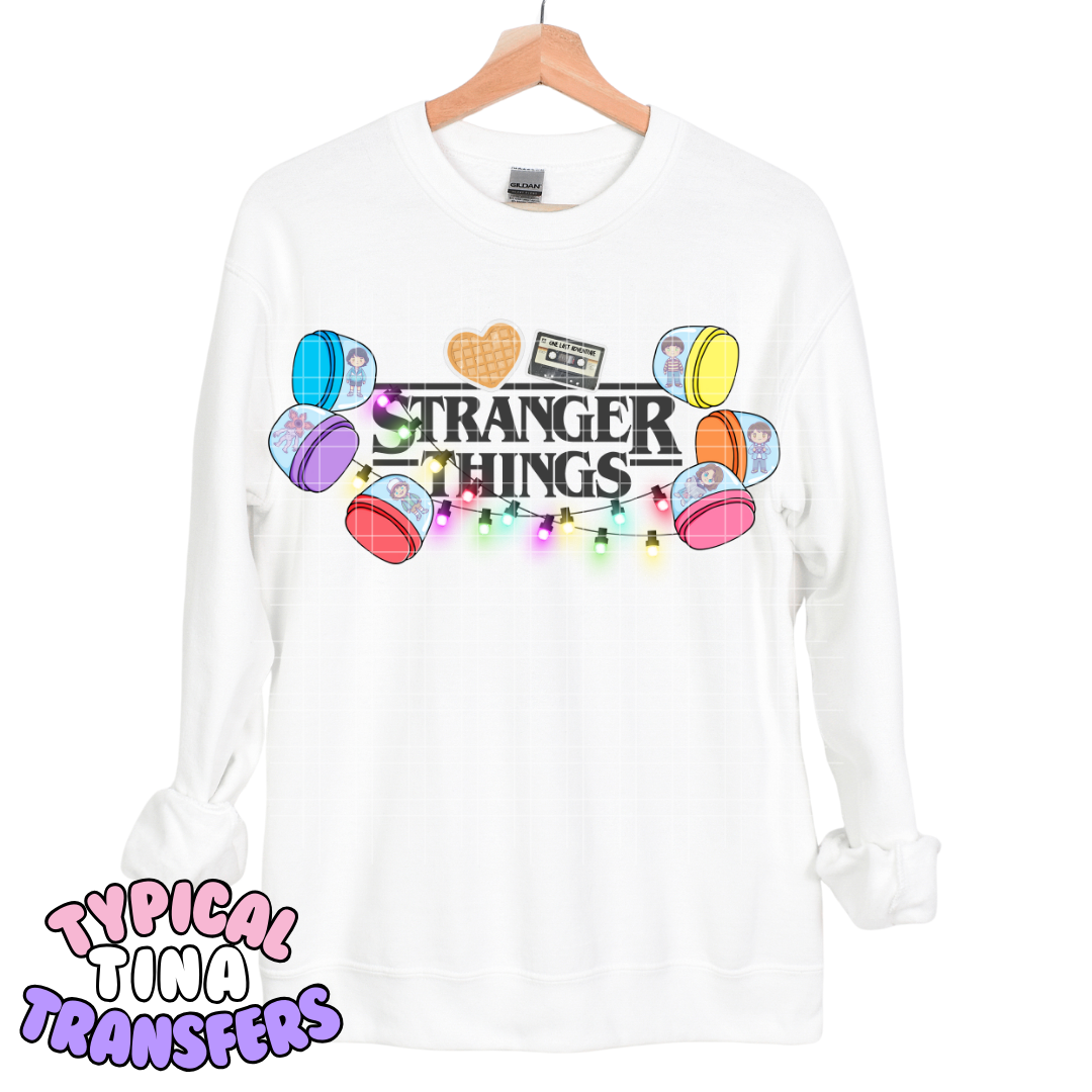 ST with Xmas lights | DTF Transfers | POD