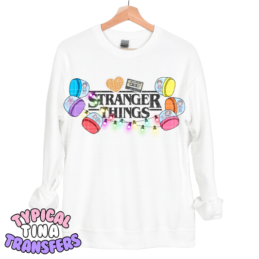 ST with Xmas lights | DTF Transfers | POD