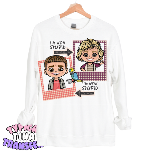 I'm with stupid - brothers | DTF Transfers | POD