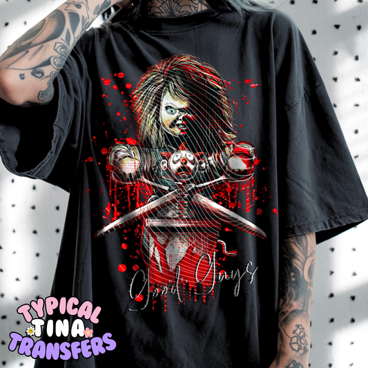 Bold Red Chuck Jack Box | DTF Transfer | POD