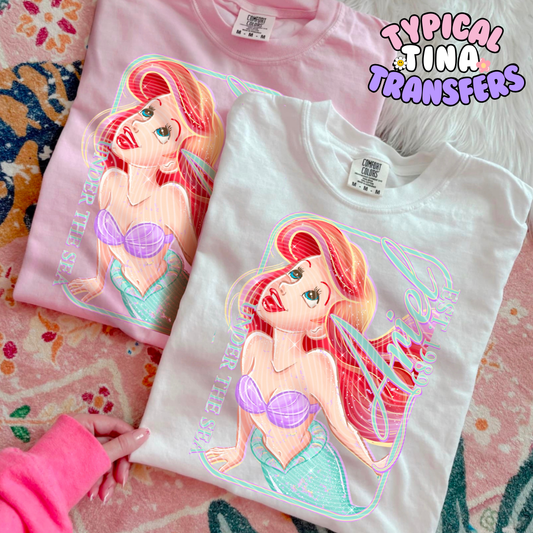 Mermaid Under the Ocean*  | DTF Transfer | POD