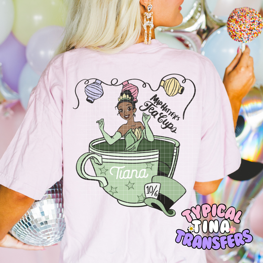 Tiana Tea Cup | DTF Screen Print | POD