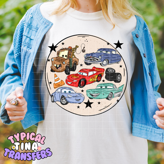 Car Designs | DTF Transfer | POD - choose design