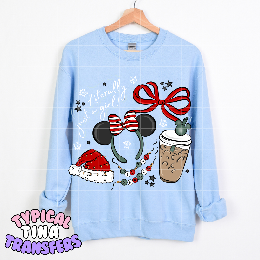 Magical - Literally Just a girl (holiday) | DTF Transfer | POD