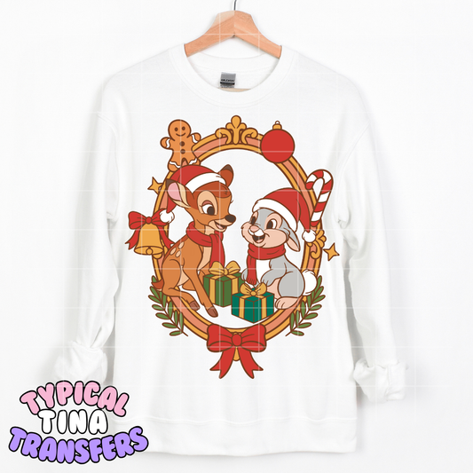 Winter Frames - Magical Characters | DTF Transfer | POD - pick design