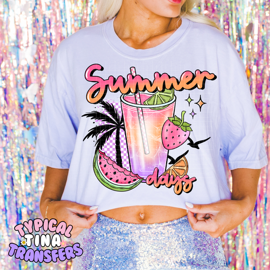 Summer Days | DTF Screen Print | POD