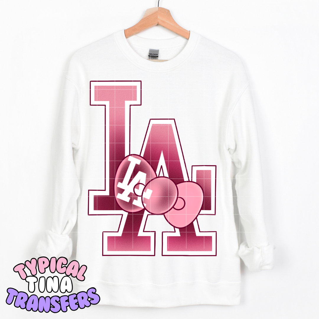 LA with bow | DTF Transfer | POD