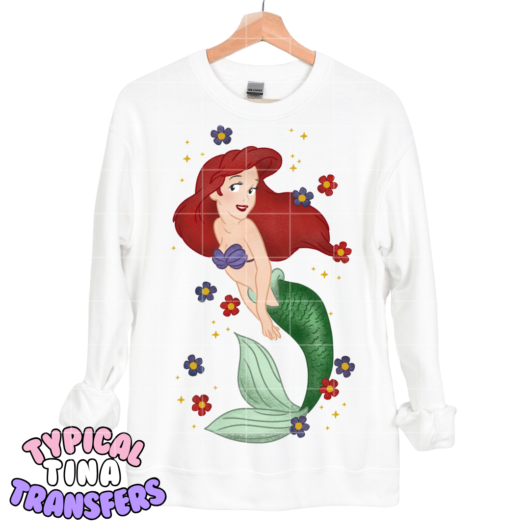 Princesses with florals - choose design | DTF Transfers | POD