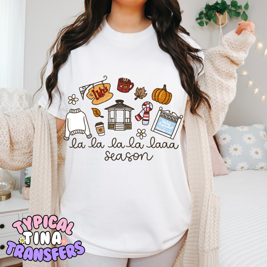 la la la land season | DTF Transfer | 11" Adult