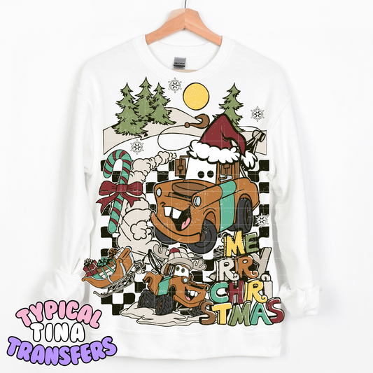 Merry Mater Christmas Outdoors | DTF Transfer | POD