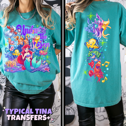 Mermaid scene | DTF Transfers | POD