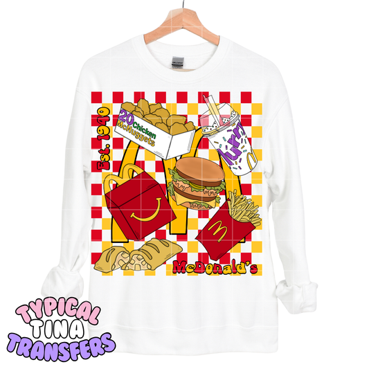 Mac-D fav's | DTF Transfers | POD