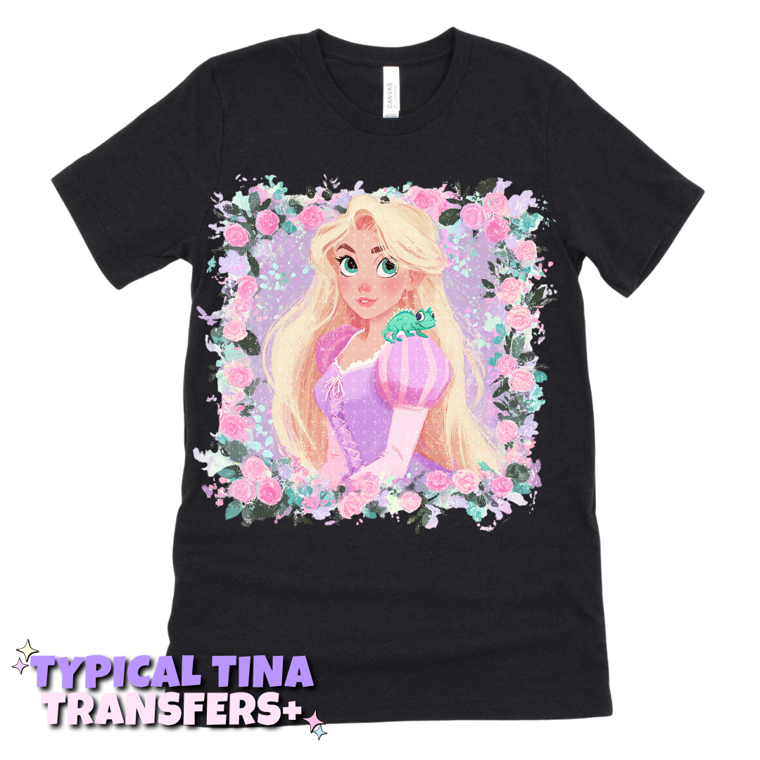 Painted Princess Portraits | DTF Transfers | POD