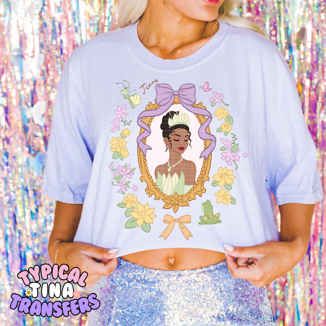 Ti - Dainty Frames | DTF Screen Print | POD - choose design