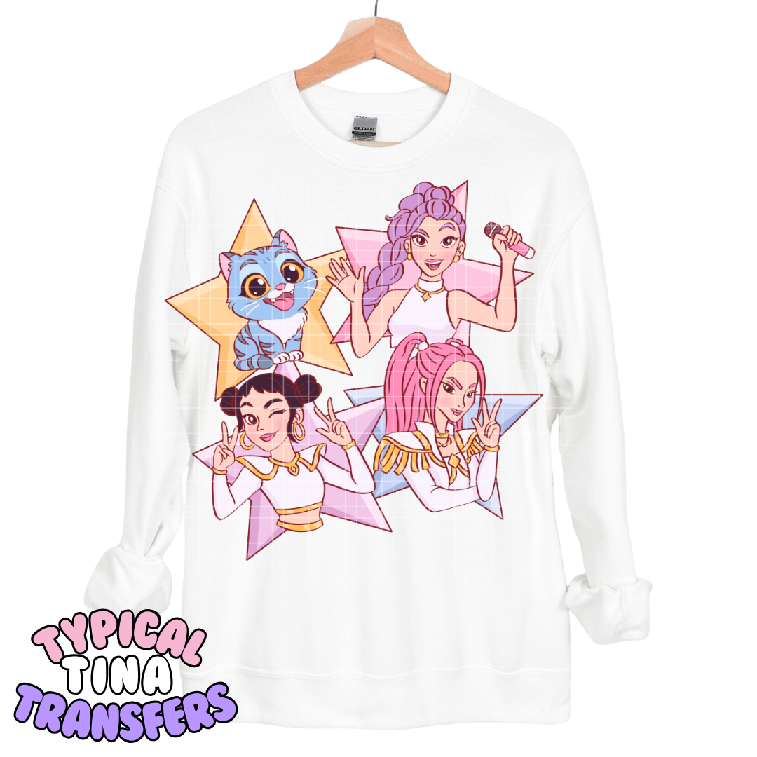 KPDH Pastel stars | DTF Transfers | POD