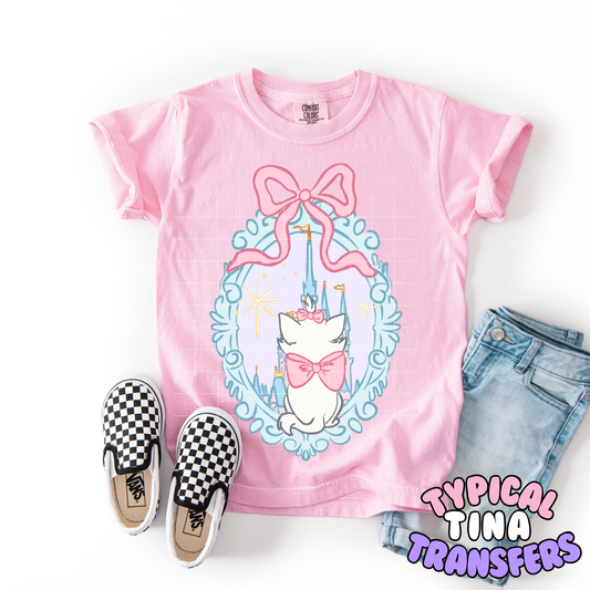 Marie Blue Frame | DTF Transfer | POD