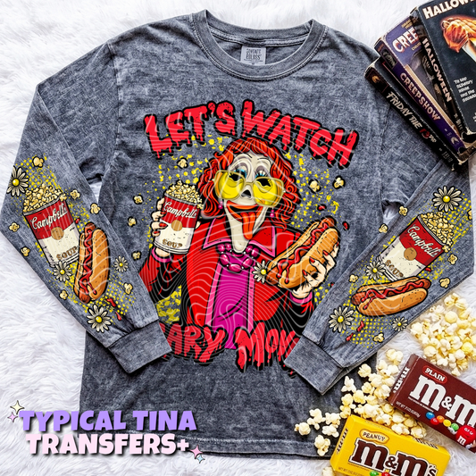 Let's watch scary movies | DTF Transfers | POD