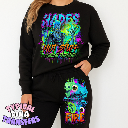 Hot Stuff coming through (dark neon) | DTF Transfers | POD