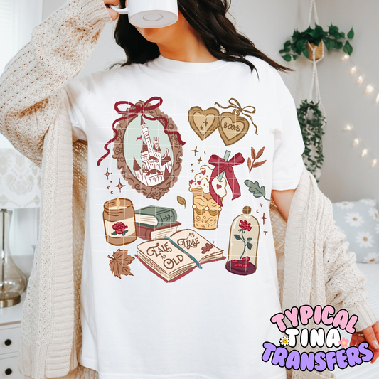 Coquette Beauty Collage | DTF Transfer | POD