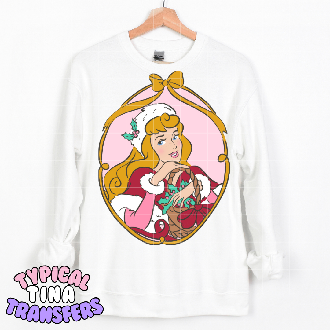 Holiday Princess Frames | DTF Transfer | POD - pick the design