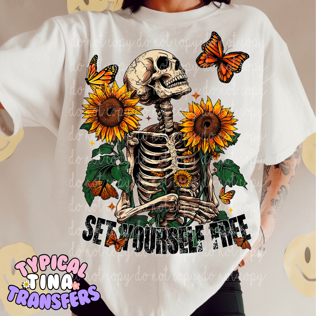 Set yourself free | DTF Transfer | POD