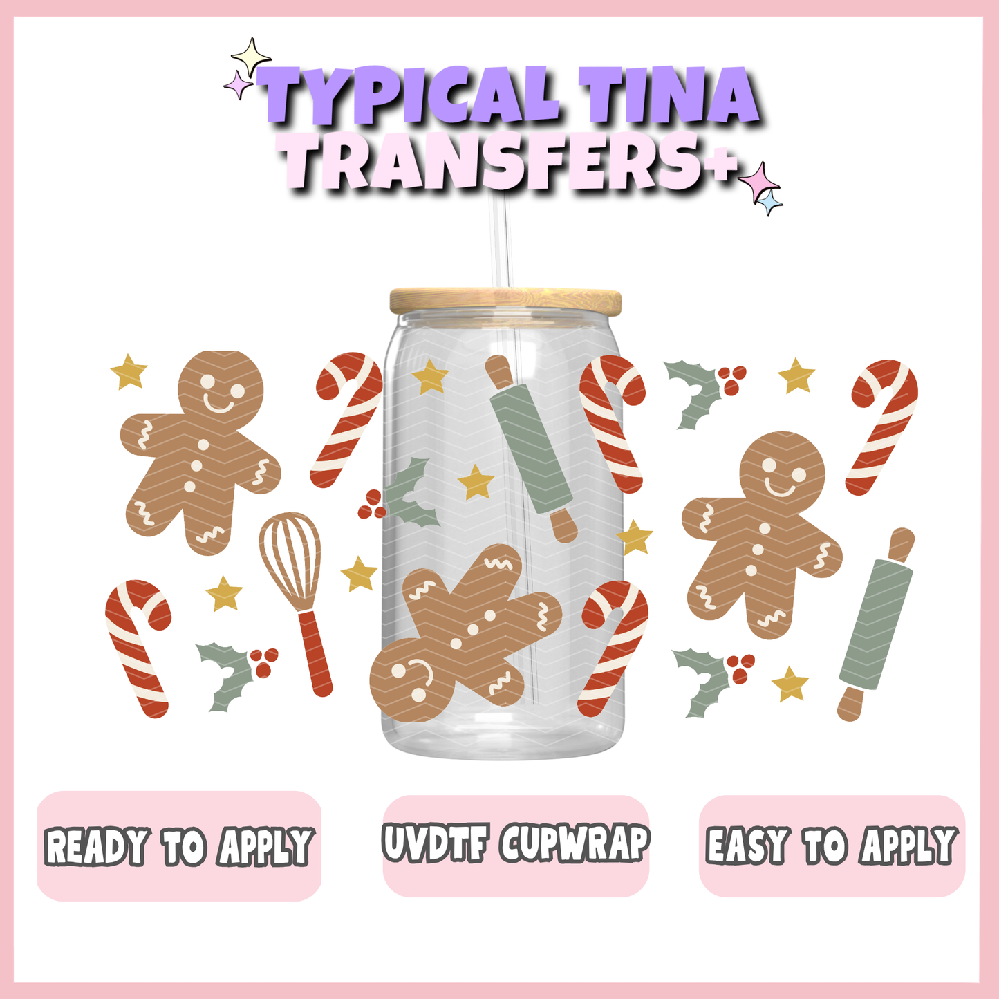 UVDTF #4090 | 16oz UVDTF Wrap | POD