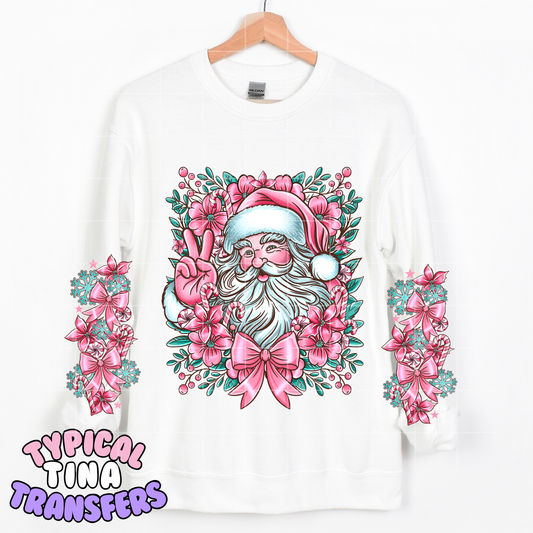 Santa Pinkmas | DTF Transfer | POD