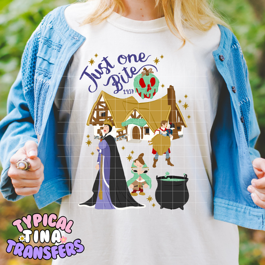 Just one Bite | DTF Screen Print | 12" Adult
