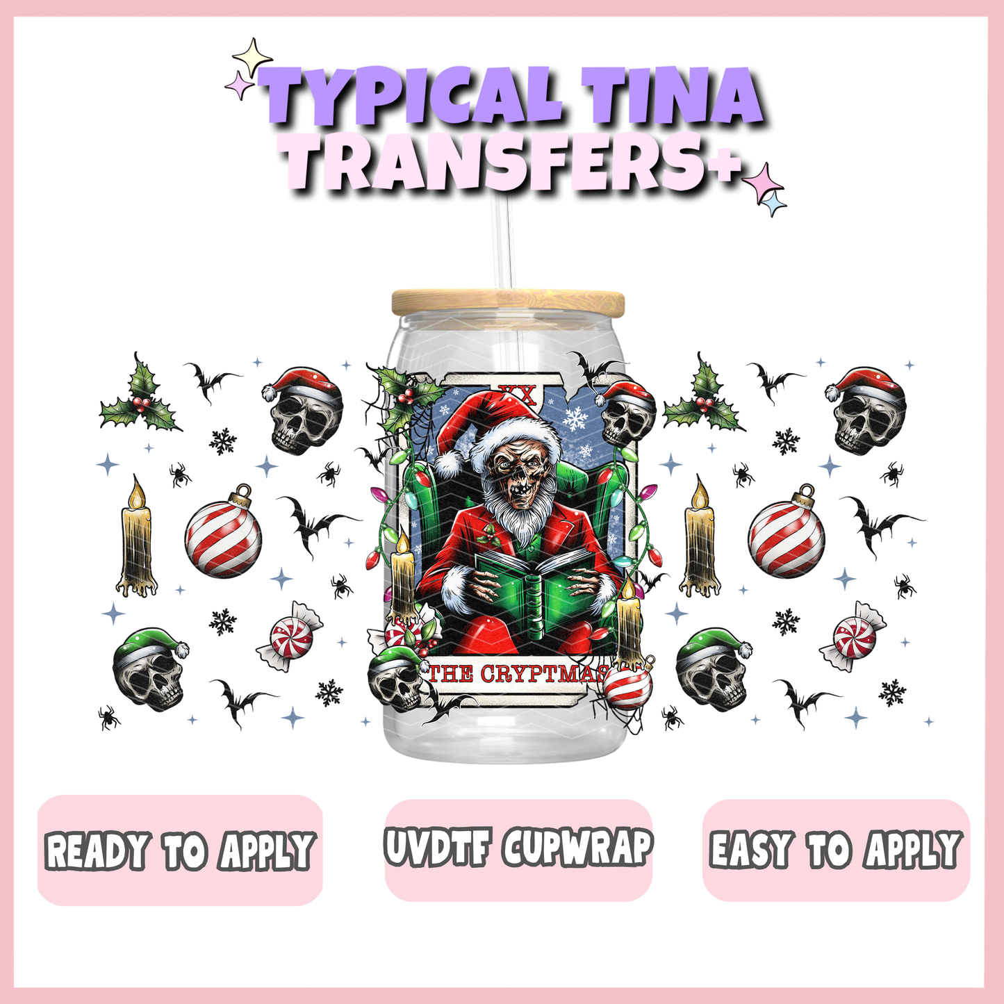 UVDTF #4137 | 16oz UVDTF Wrap | POD