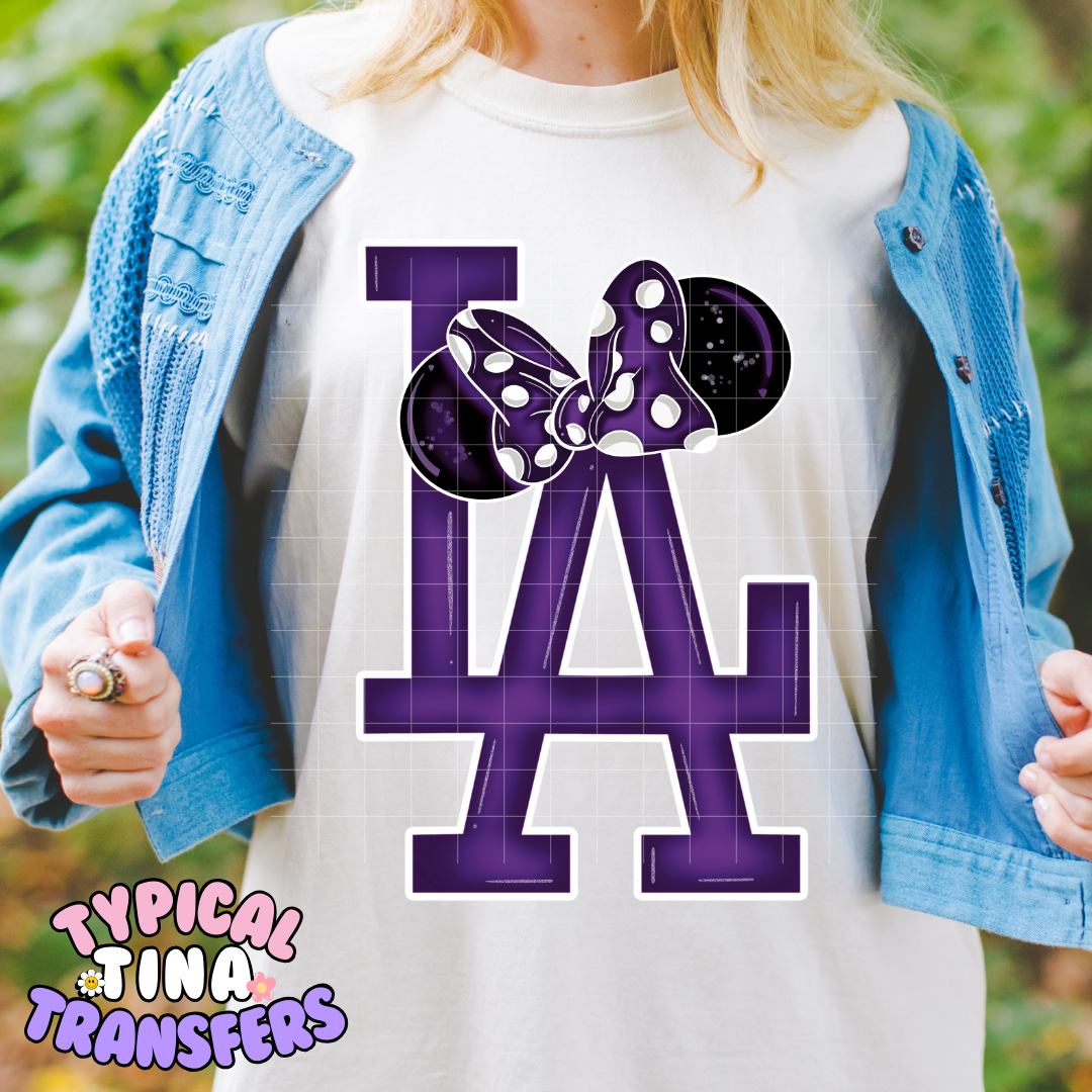 LA Mouse Ears | DTF Screen Print | POD - Choose Design