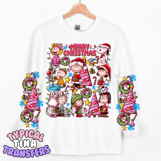 CB Christmas in pink | DTF Transfer | POD