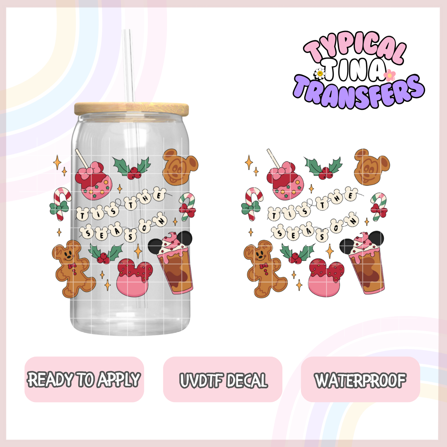 UVDTF Decal | 3"-4" decals | POD