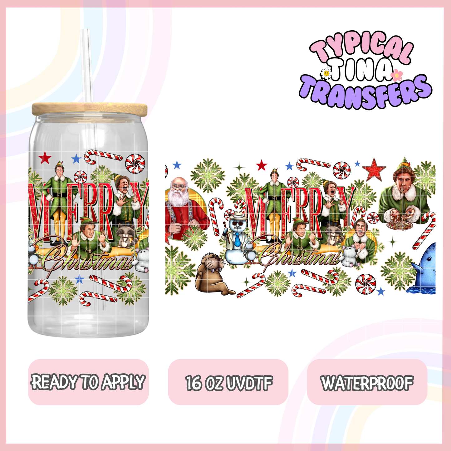 UVDTF #4286 | 16oz UVDTF Wrap | POD