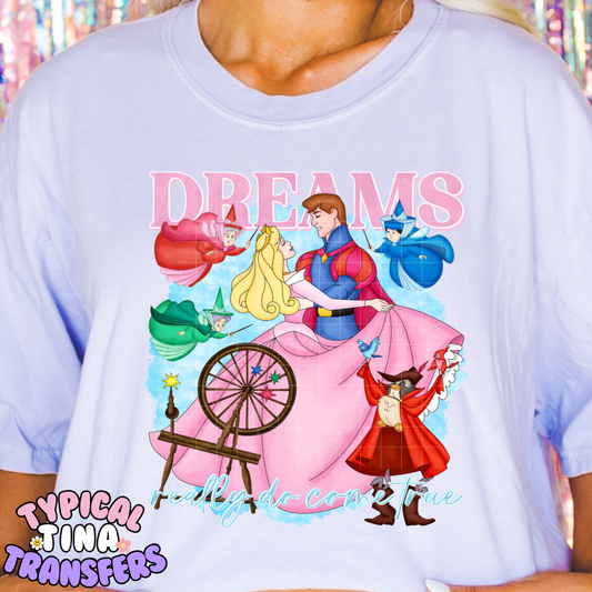 Dreams really do come true | DTF Screen Print | POD