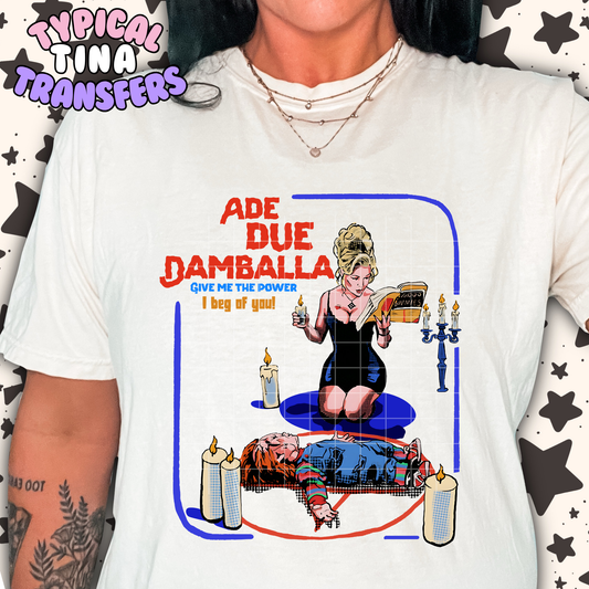 Ade due damballa | DTF Transfer | 15" Adult
