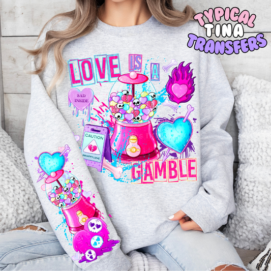 Love is a Gamble | DTF Transfers | POD