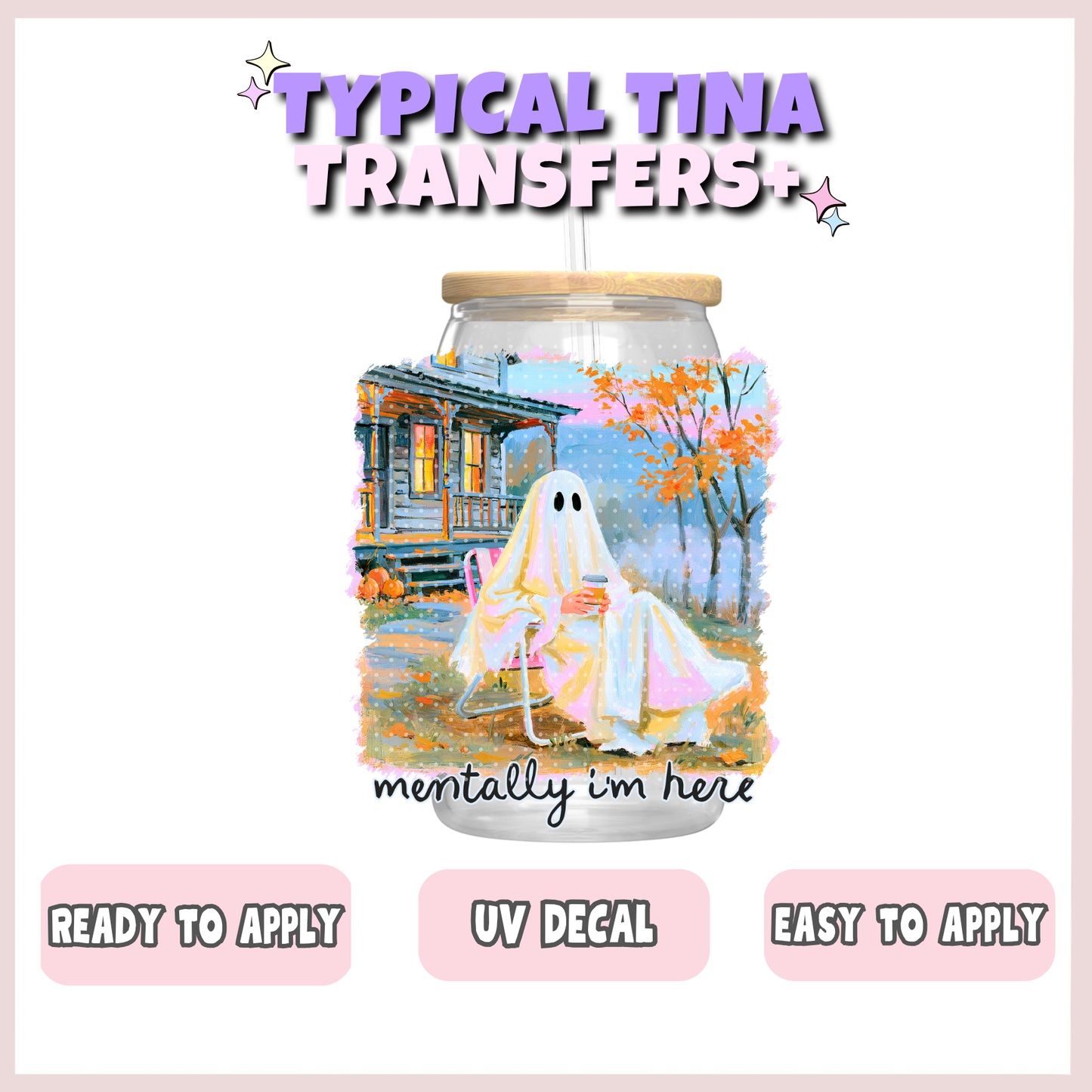 Ghost mentally i'm here | UV decals | POD