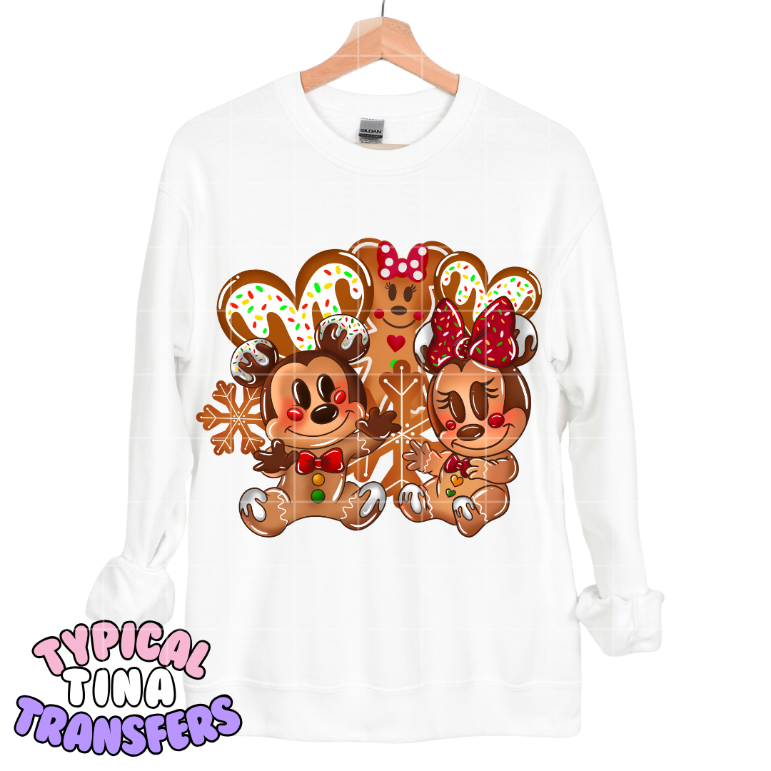 Gingerbread cookies M&M | DTF Transfers | POD