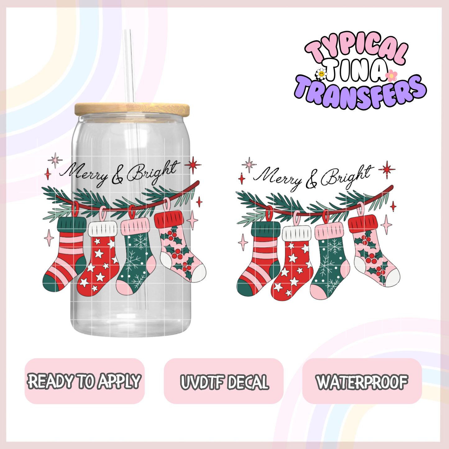 UVDTF Decal | 3"-4" decals | POD